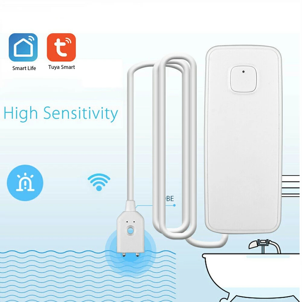 Wifi Water Leak Detector - Water Alarm Sensor Wifi Waterlek Detector