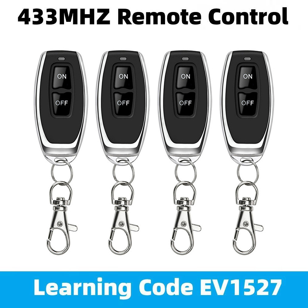 Universal Remote Smart Home - 433MHz Leren Afstandsbediening RF Afstandsbediening Leren