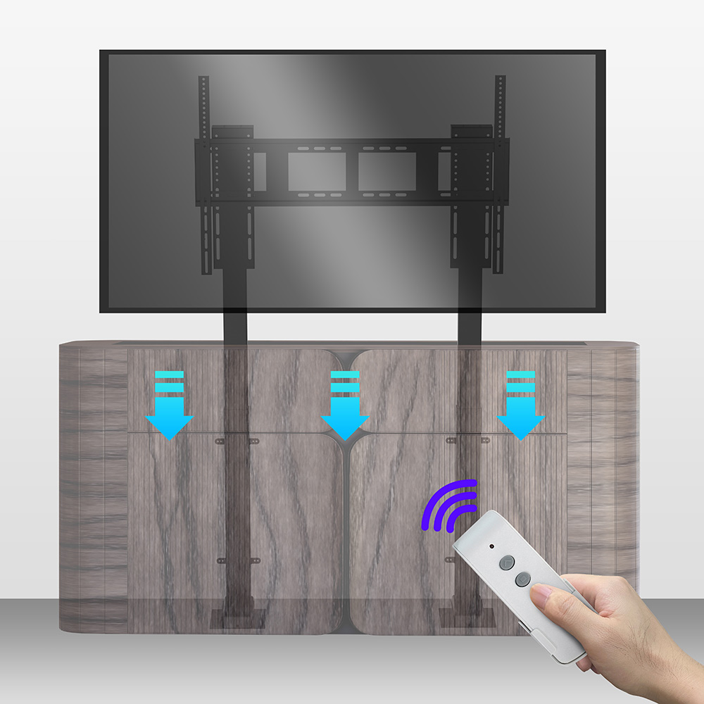 Smart Home Room - Gemotoriseerd mechanisme automatisch systeem woonkamer elektrische