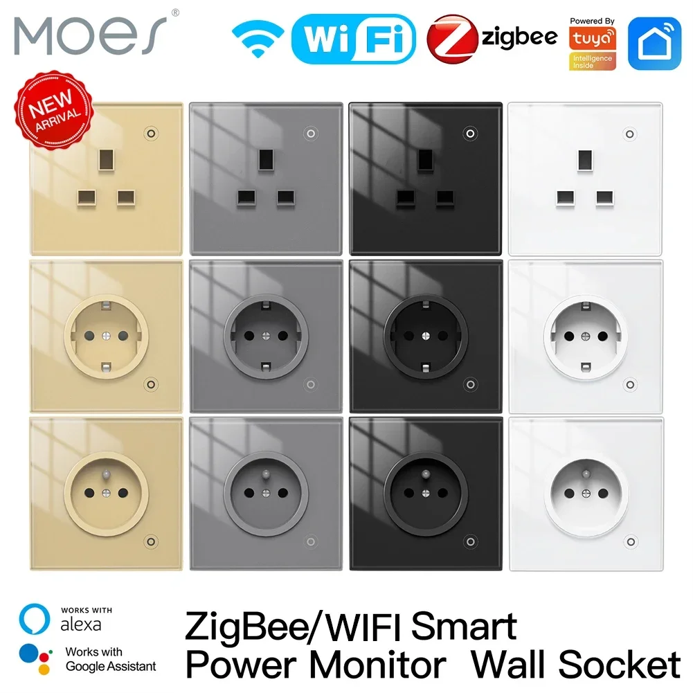 Smart Home For Windows - Moes ZigBee stopcontact WIFI Smart Glass