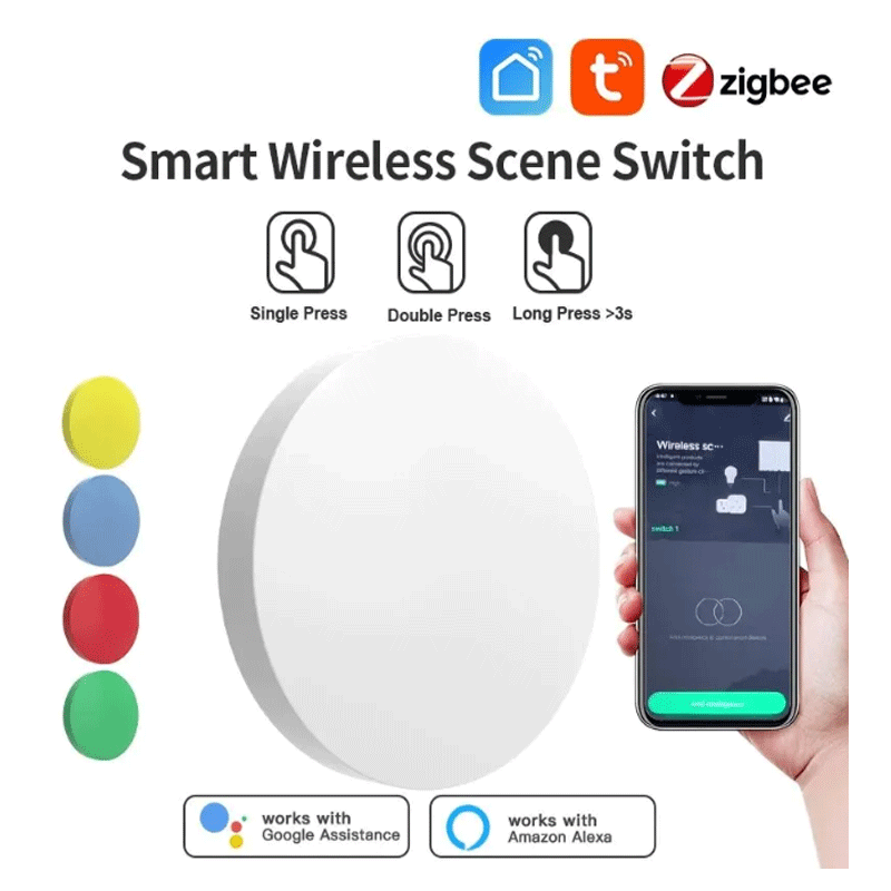 Smart Home Remote - Tuya ZigBee slimme draadloze knop Scèneschakelaar