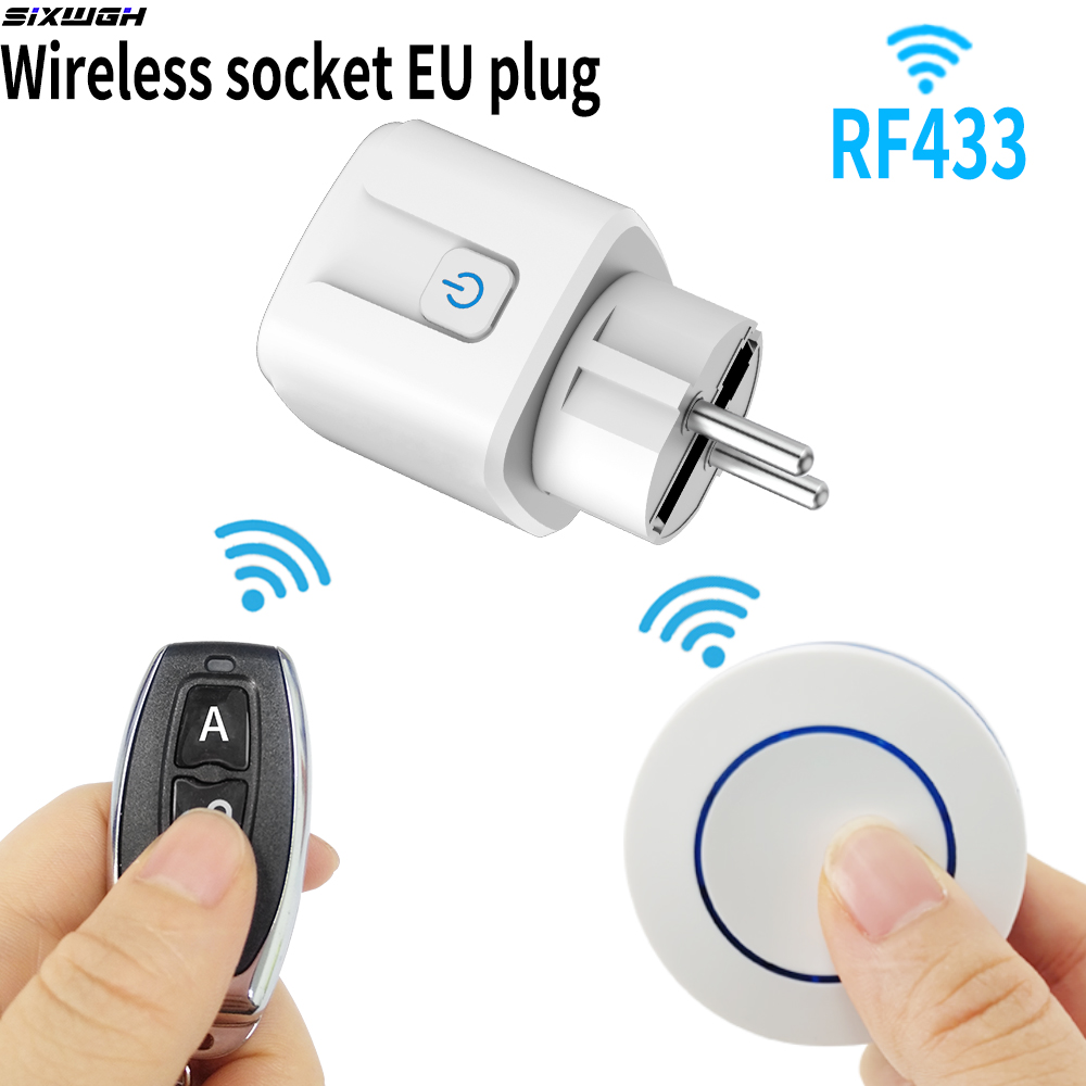 Universal Remote Smart Home - Draadloze stopcontact RF433 Smart Home afstandsbediening