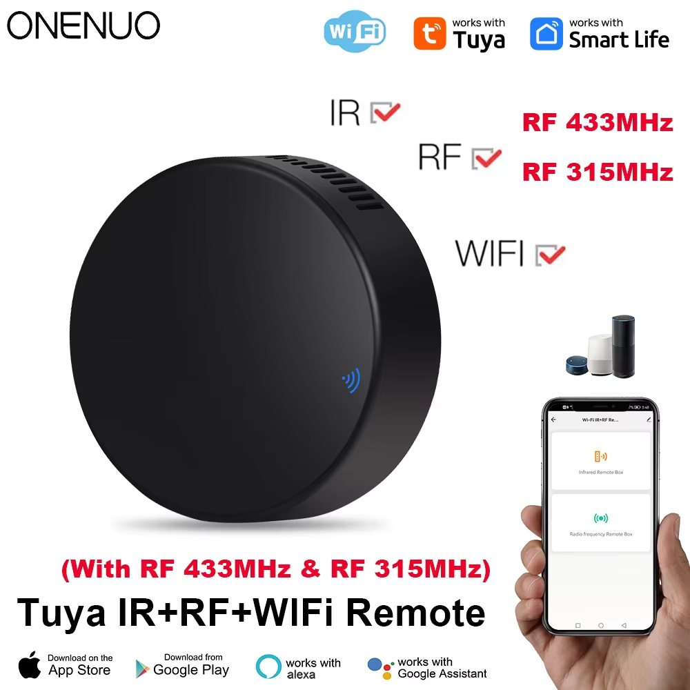 Universal Remote Smart Home - Tuya WiFi RF IR-afstandsbediening 433 MHz