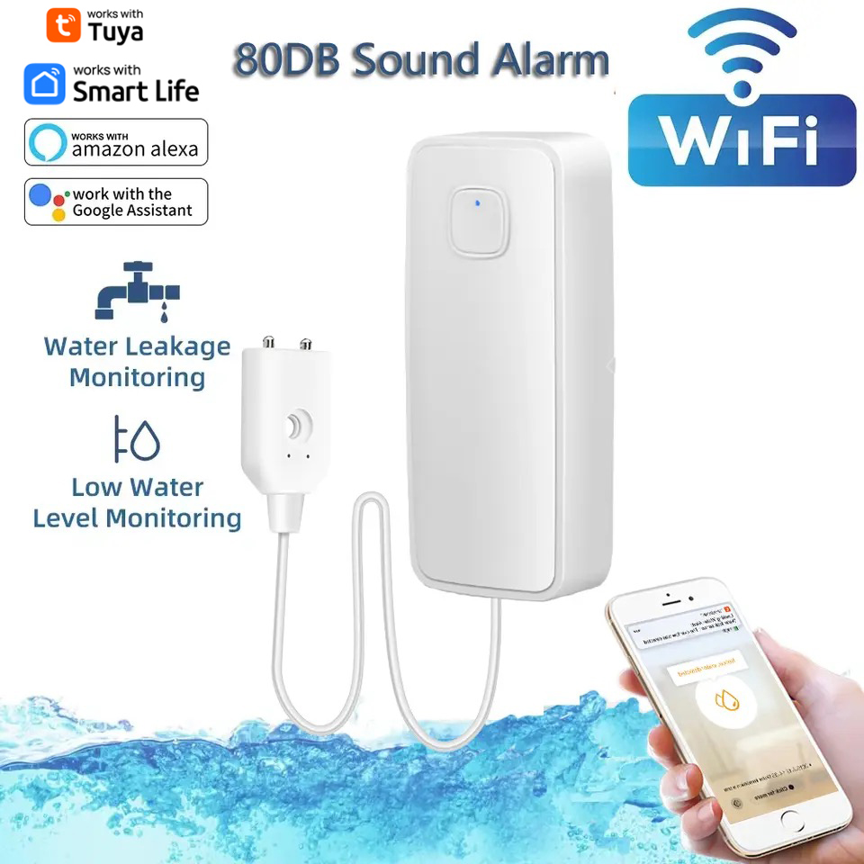 Wifi Water Leak Detector - Tuya Wifi Smart Water Lek Sensor