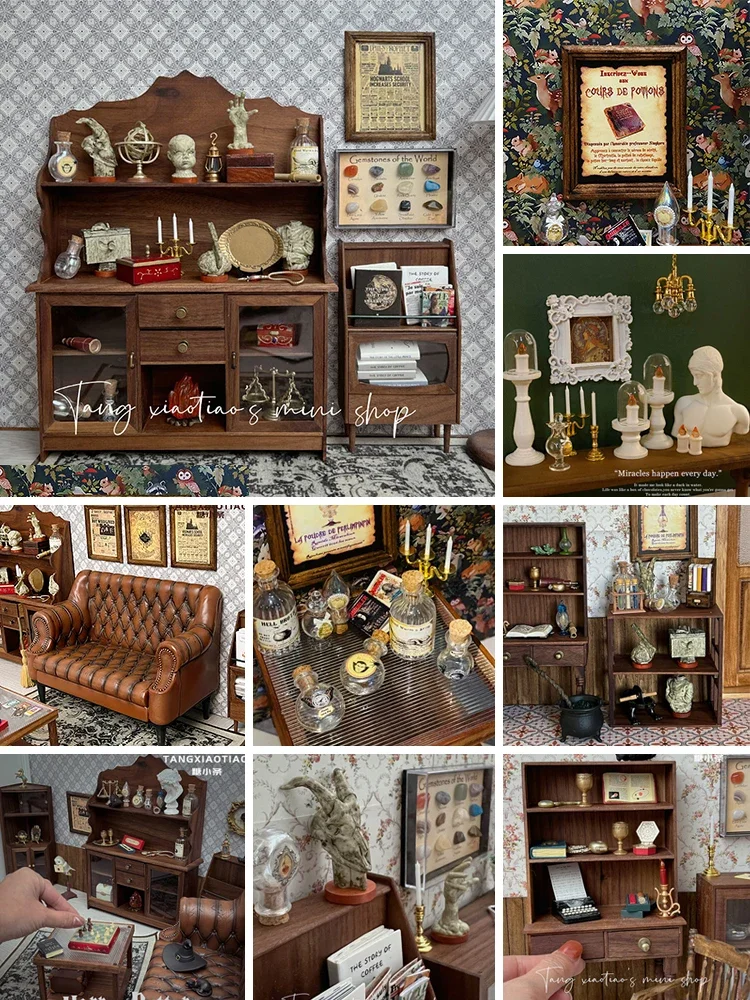 Smart Home Decor - Poppenhuis Retro Decoratie Magisch Huis Rekwisieten