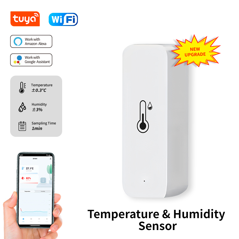 Smart Home News - Tuya WiFi temperatuur- en vochtigheidssensor Indoor