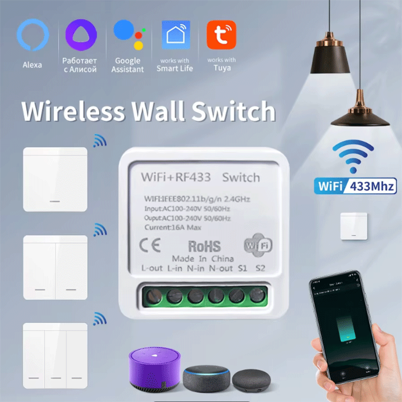 Smart Home Ikea - Tuya WiFi Slimme Lichtschakelaar Smart Home