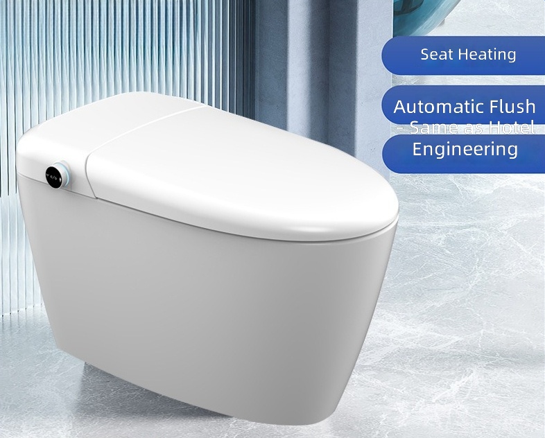 Smart Home In Us - Verwarmde slimme toiletbril, automatische spoeling, spoeling