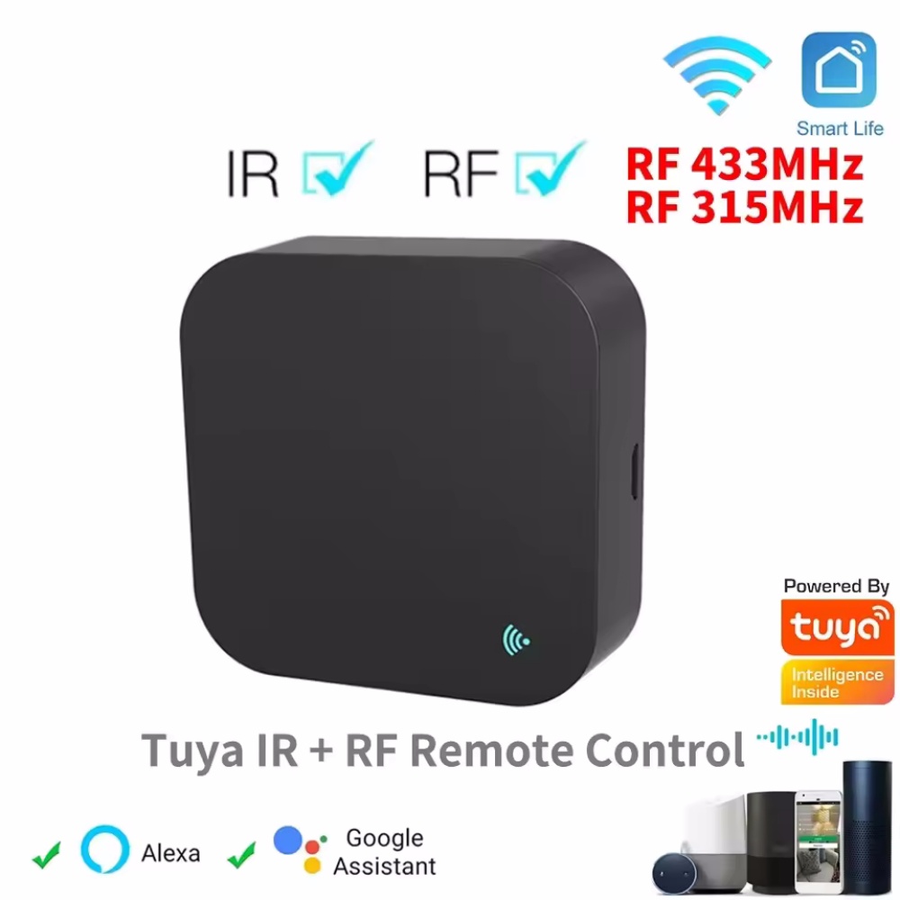 Universal Remote Smart Home - Tuya WiFi RF IR-afstandsbediening 433 MHz
