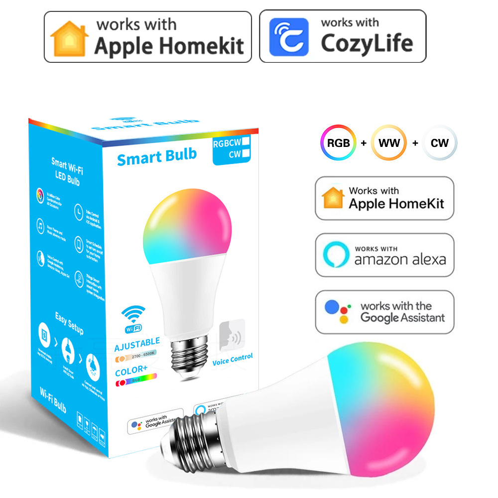 Smart Home Apple - 9W Wifi Homekit Lichtlamp E27 Led