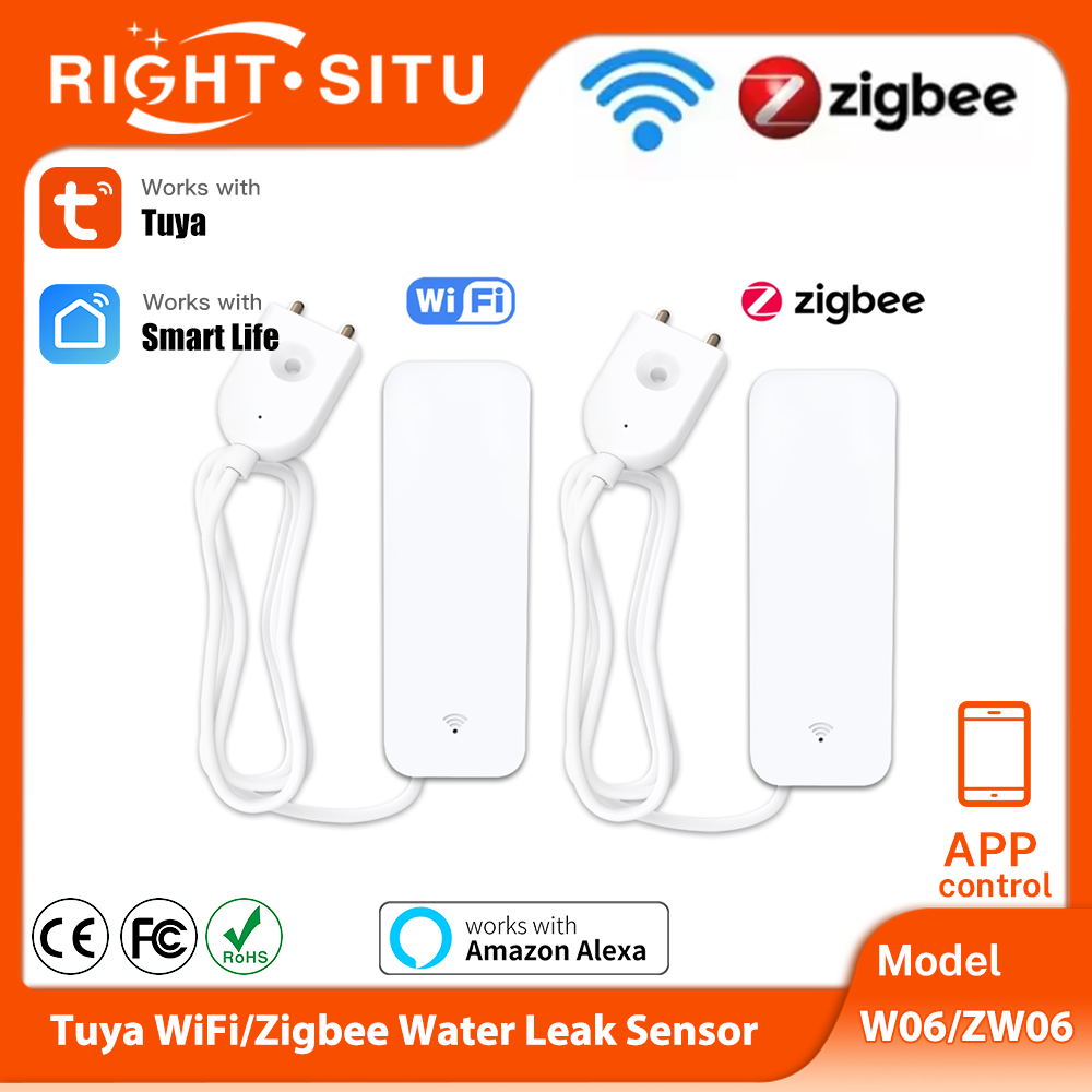 Smart Home Green - Tuya WiFi Zigbee Watersensor Slimme lekdetector