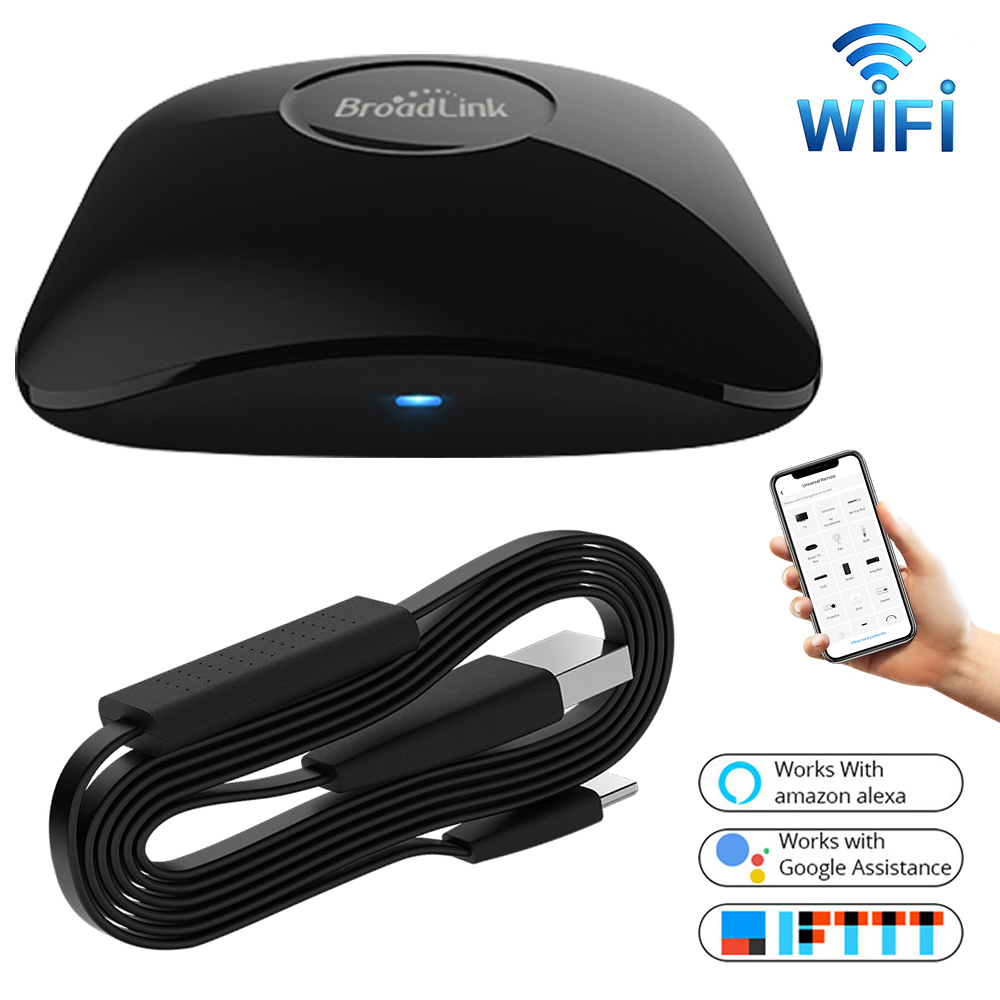 Universal Remote Smart Home - BroadLink RM4 Pro IR WiFi RF-schakelaar