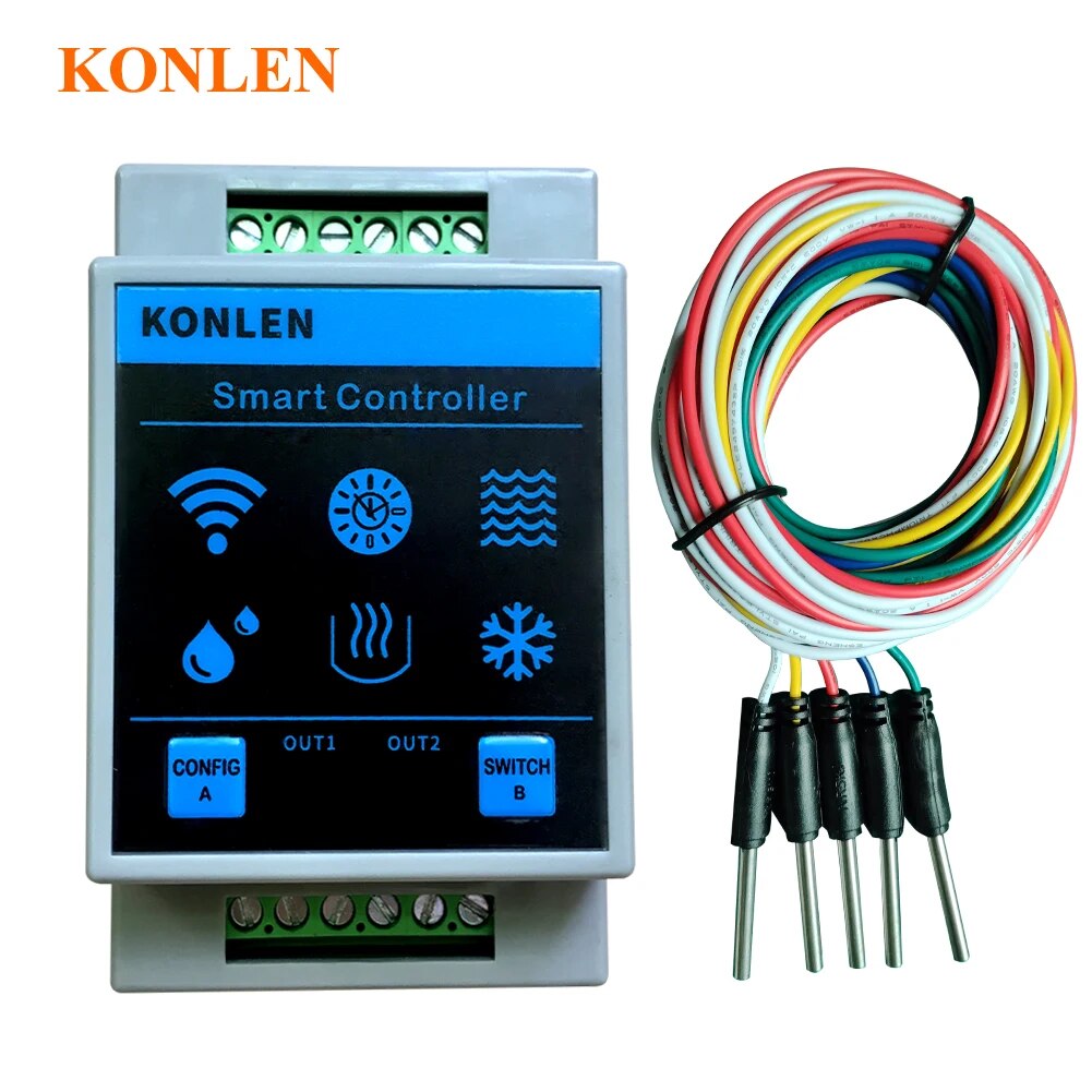 Wifi Water Leak Detector - KONLEN Tuya Waterniveausensor WIFI Controller Smart