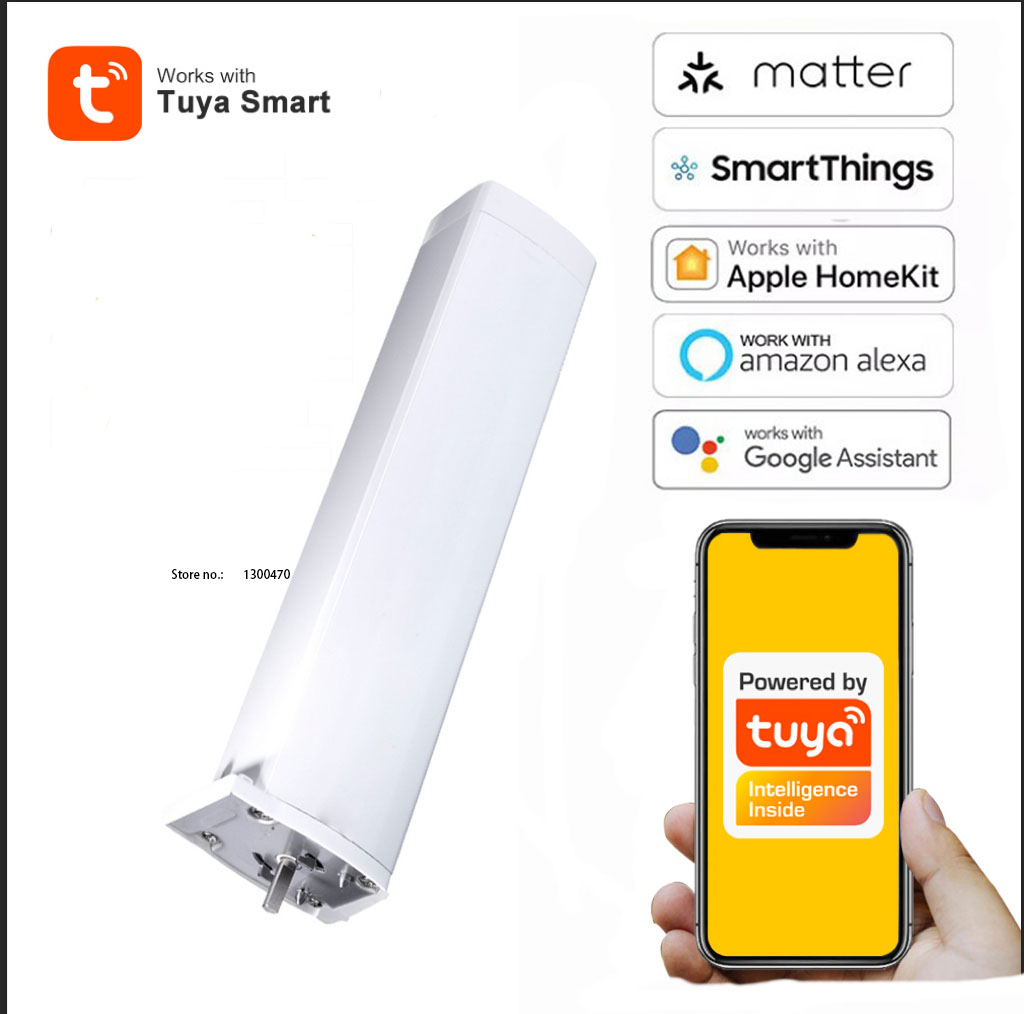 Smart Home Apple - Tuya Matter Wifi Gordijnmotor Motoraandrijving Apple