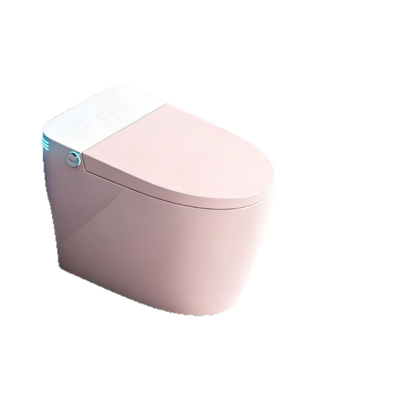 Smart Home In Us - Slim toilet, roze, alles-in-één automatisch, geen
