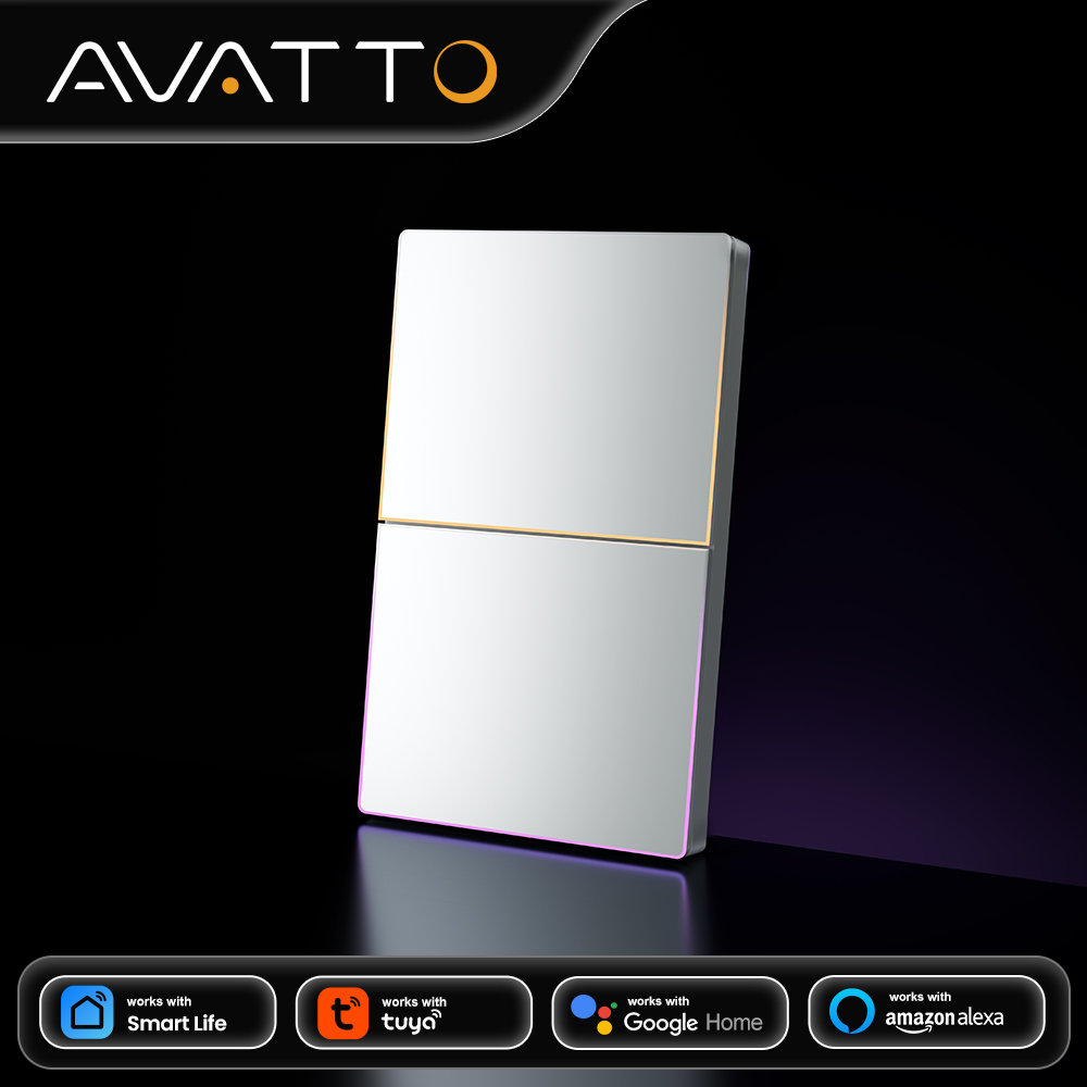Smart Home For Living - AVATTO 1/2/3/4-voudige WiFi slimme lichtschakelaar, draadloze