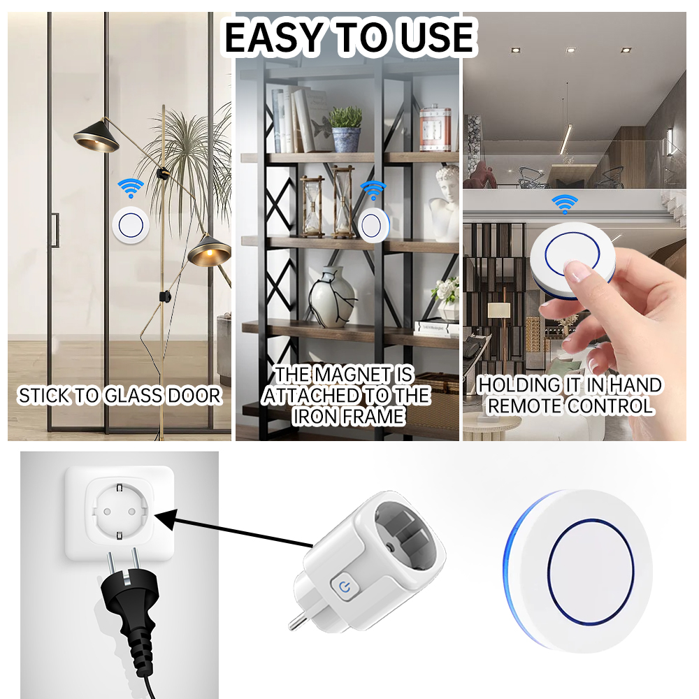 Draadloze stopcontact RF433 Sm - Universal Remote Smart Home recensie en prijs