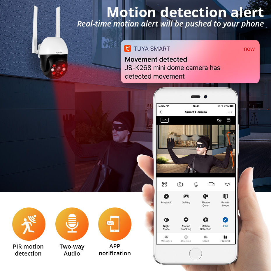Fuers 8MP 4K IP-camera voor bu - Smart Home Camera Ezviz recensie en prijs