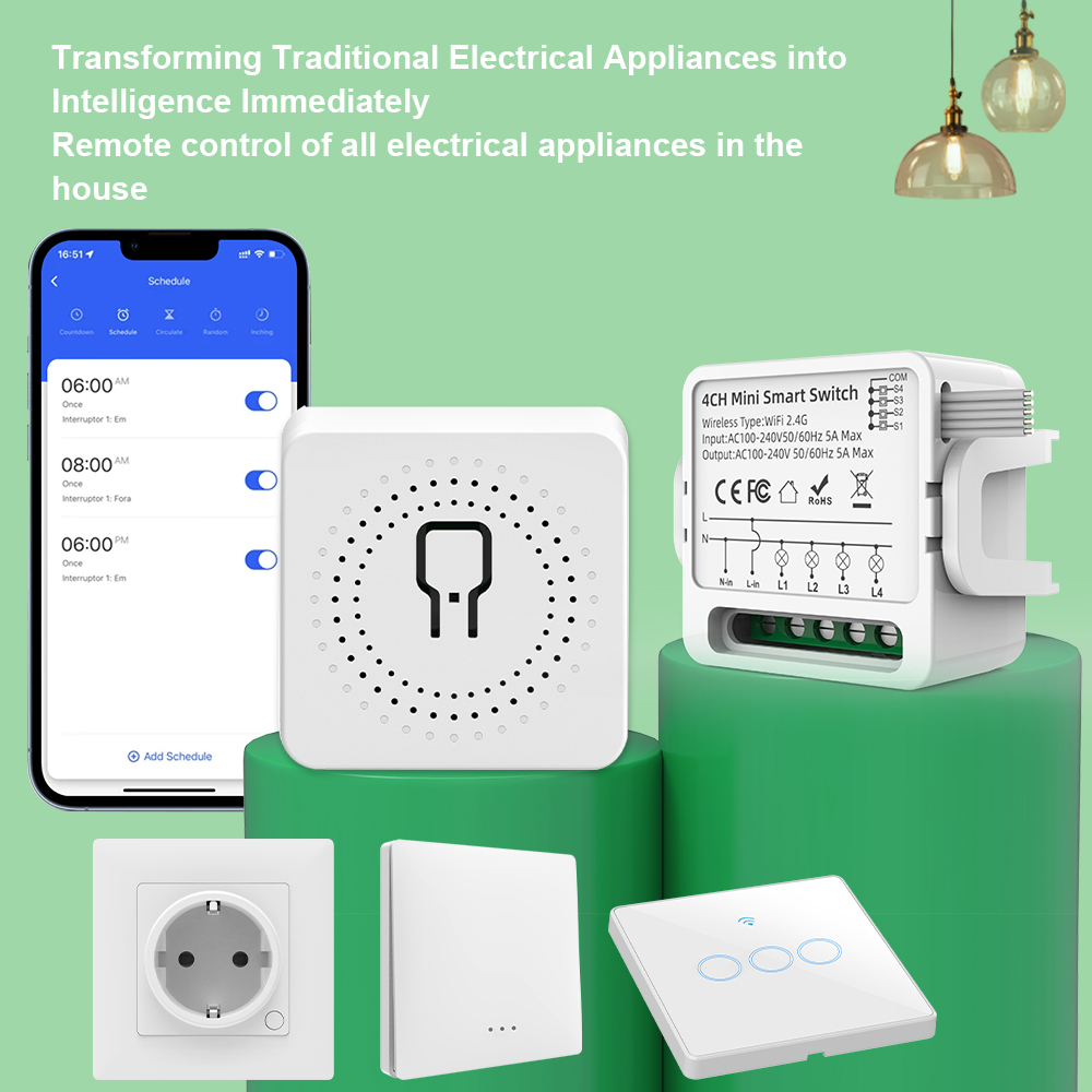 Tuya WiFi Smart Switch 1/2/3/4 - Smart Home Remote recensie en prijs