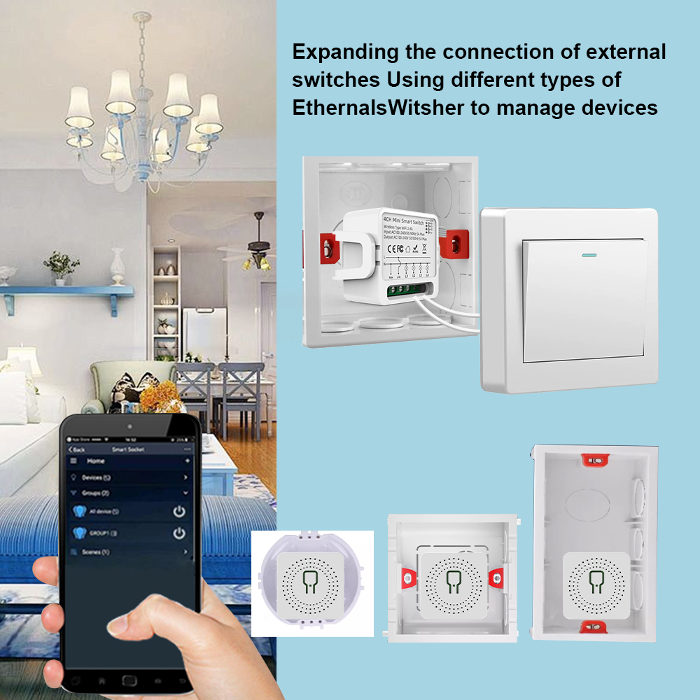 Tuya WiFi Smart Switch 1/2/3/4 - Smart Home Remote recensie en prijs