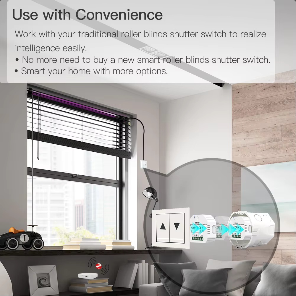 MOES ZigBee Smart RF433 Gordij - Smart Home Moes recensie en prijs