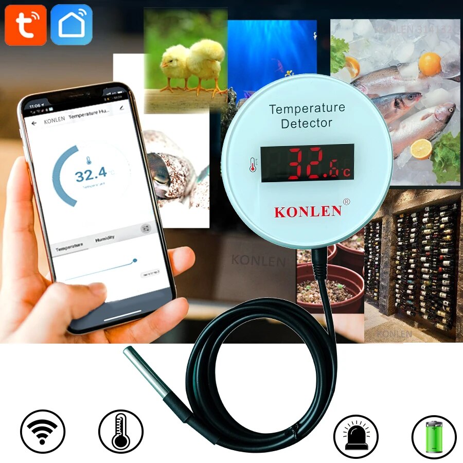 Konlen Tuya Wifi Temperatuurse - Smart Home Green recensie en prijs