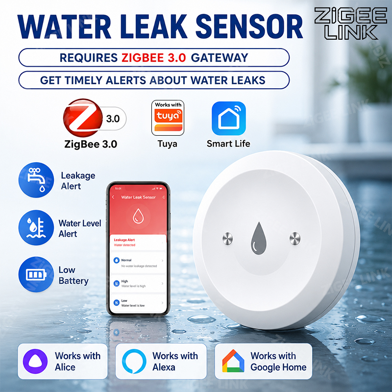 Slimme Zigbee waterleksensor,  - Smart Home Green recensie en prijs