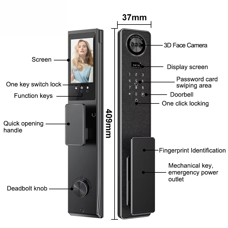 Tuya WiFi Smart Door Lock, bio - Smart Home In Us recensie en prijs