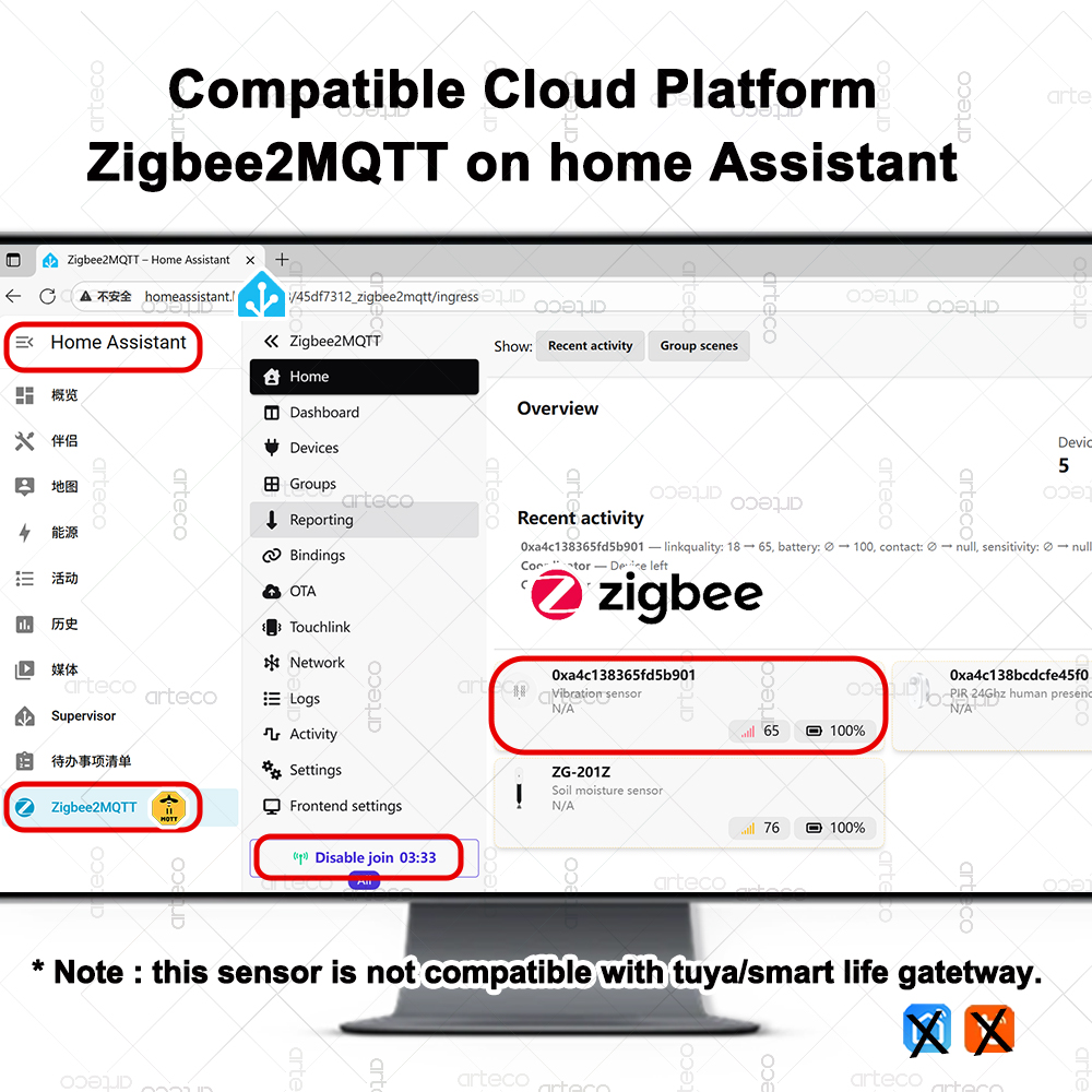 Smart ZigBee 3.0 Trillingssens - Smart Home Zigbee 3.0 recensie en prijs