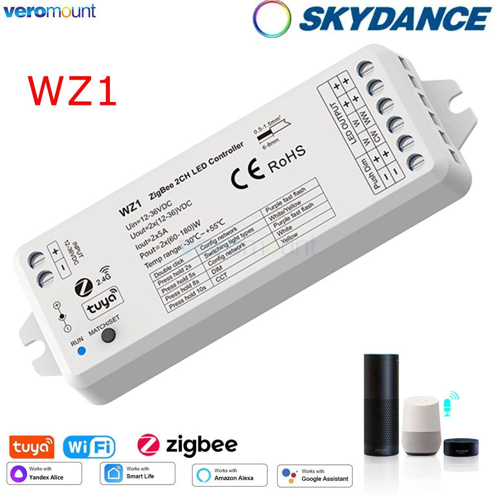 Wz1 Zigbee Led Dimmer 12V 24V  - Smart Home Llm recensie en prijs