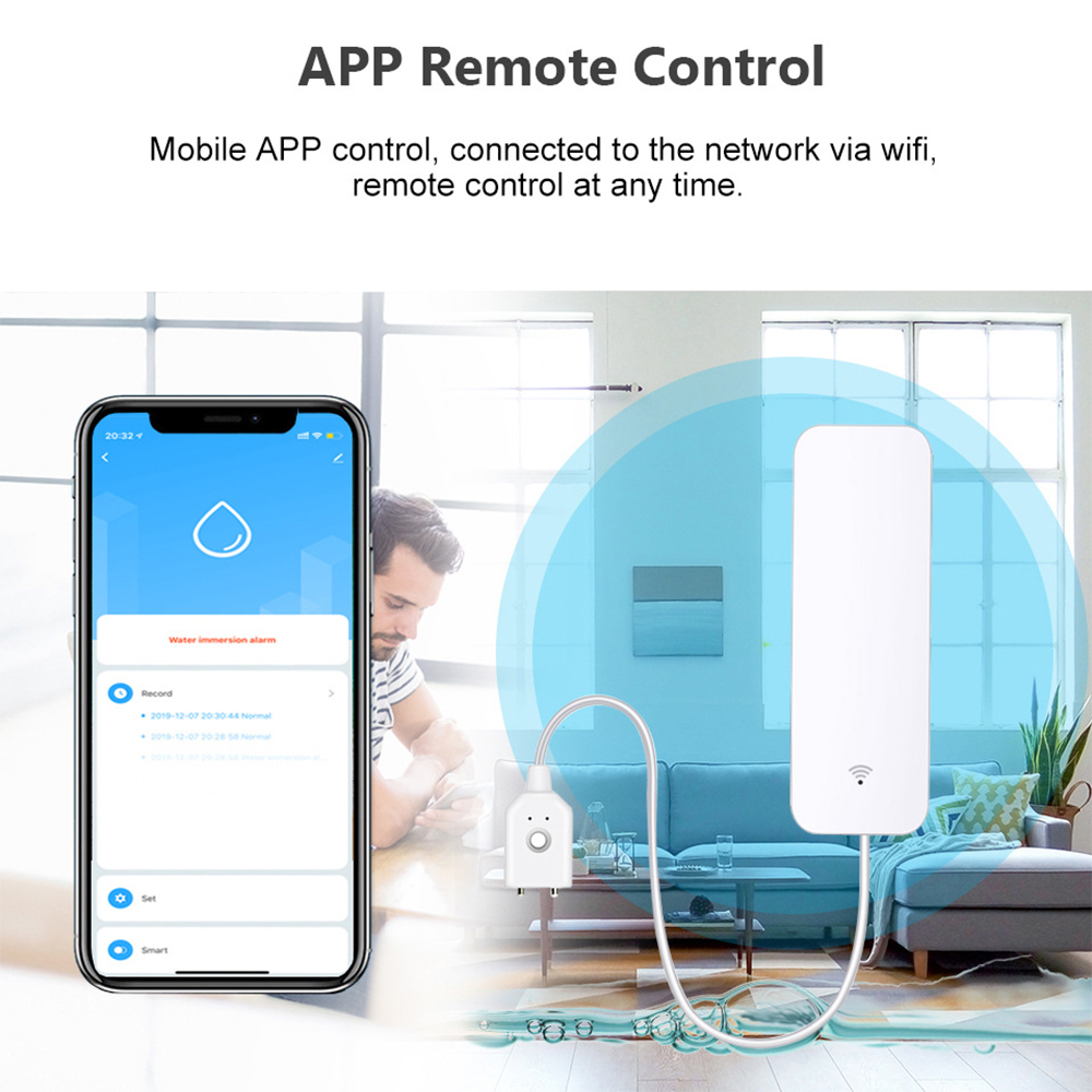 Tuya WiFi waterleksensor, wate - Smart Home Green recensie en prijs
