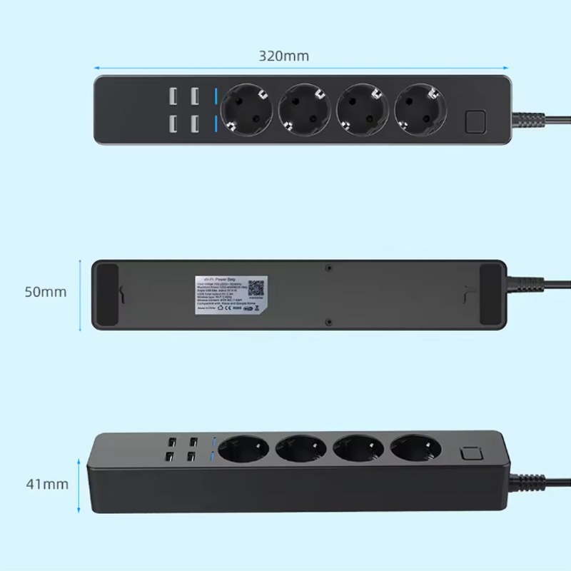 WIFI Smart Stekkerdoos 4 AC-aa - Smart Power Strip recensie en prijs