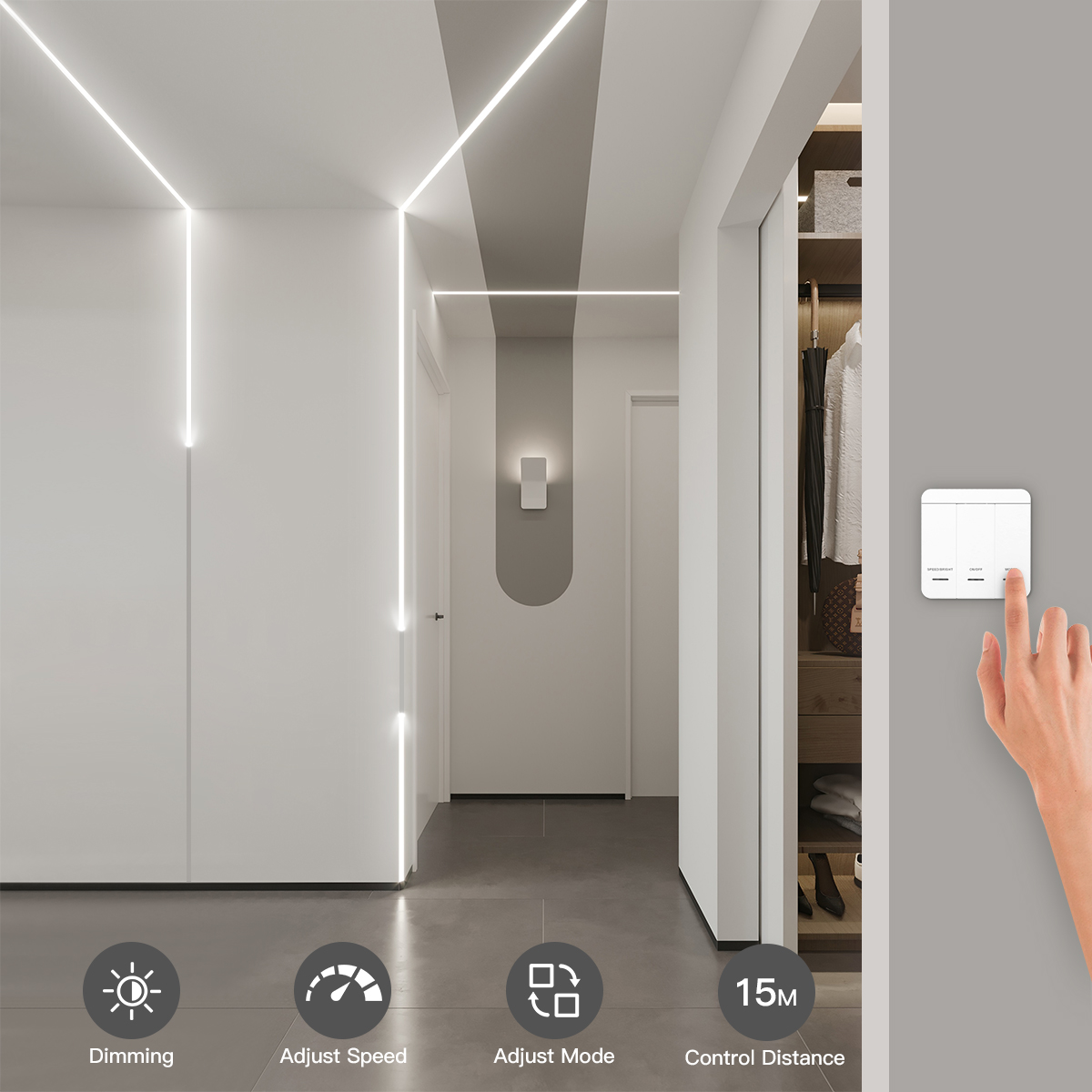 Smart Adresseerbare1-4pcs LED  - Smart Home Decor recensie en prijs