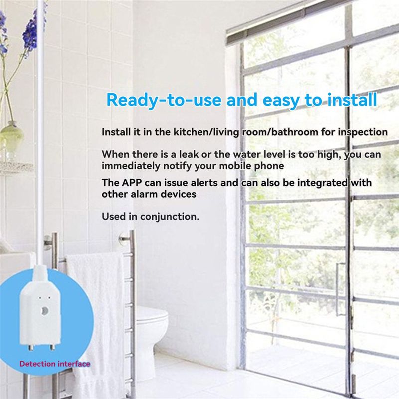 [NIEUWE A09R!】 Tuya Wifi Smart - Wifi Water Leak Detector recensie en prijs
