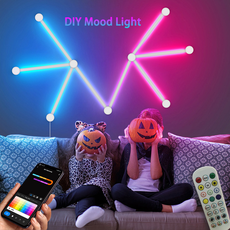 Slimme RGB-wandlamp, Bluetooth - Smart Home Decor recensie en prijs