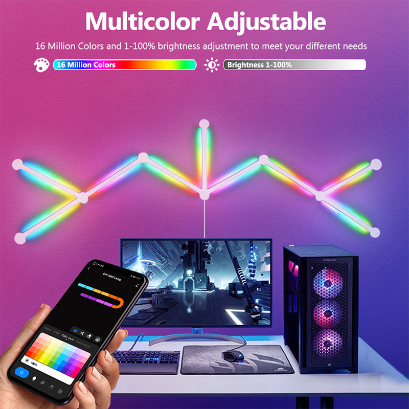 Slimme RGB-wandlamp, Bluetooth - Smart Home Decor recensie en prijs