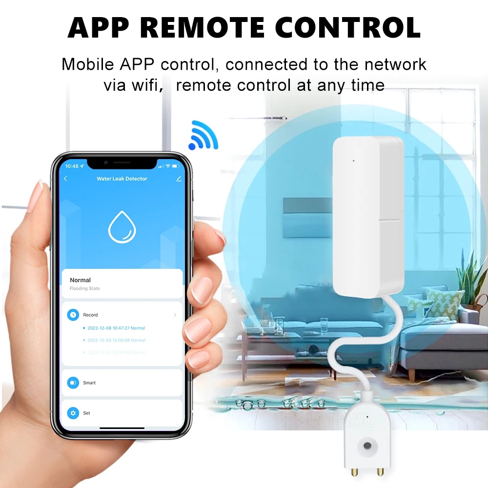Tuya Wifi Slimme Waterleksenso - Wifi Water Leak Detector recensie en prijs