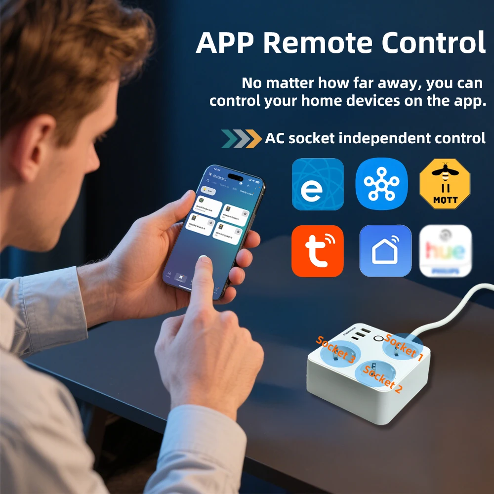 BORUIDAPLS ZigBee EU Smart Pow - Smart Power Strip recensie en prijs