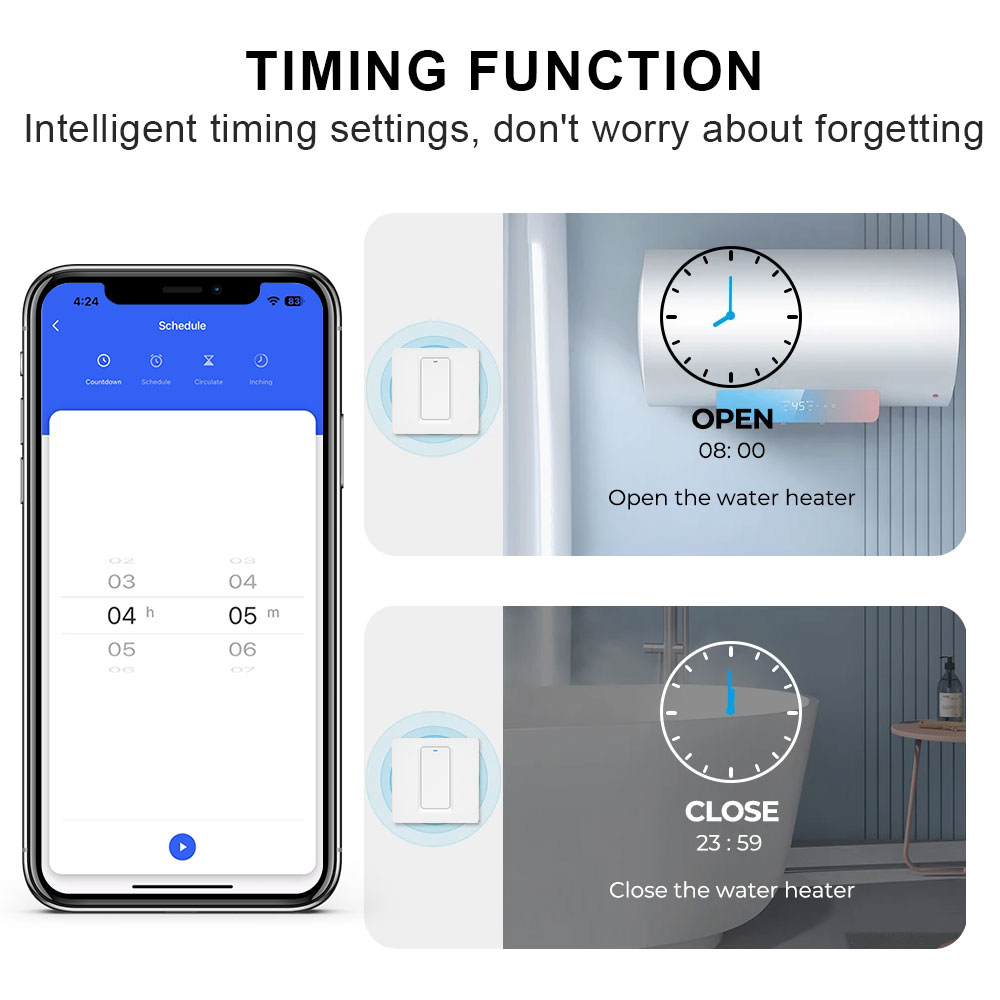 Slimme boilerschakelaar/WiFi e - Smart Home Remote recensie en prijs