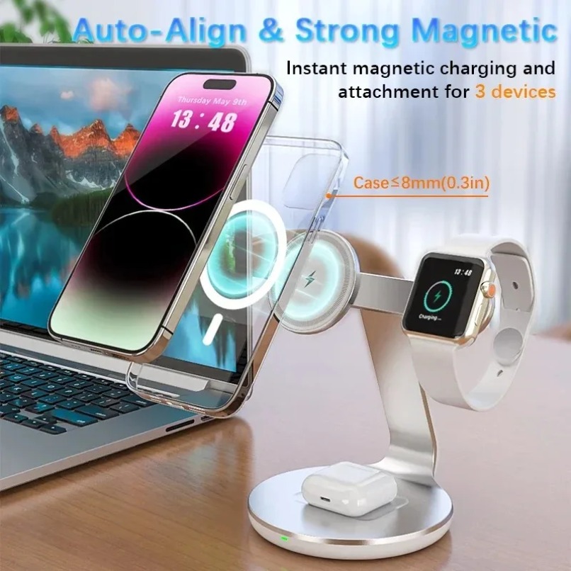 3-in-1 draadloze oplaadstation - Smart Home Apple recensie en prijs