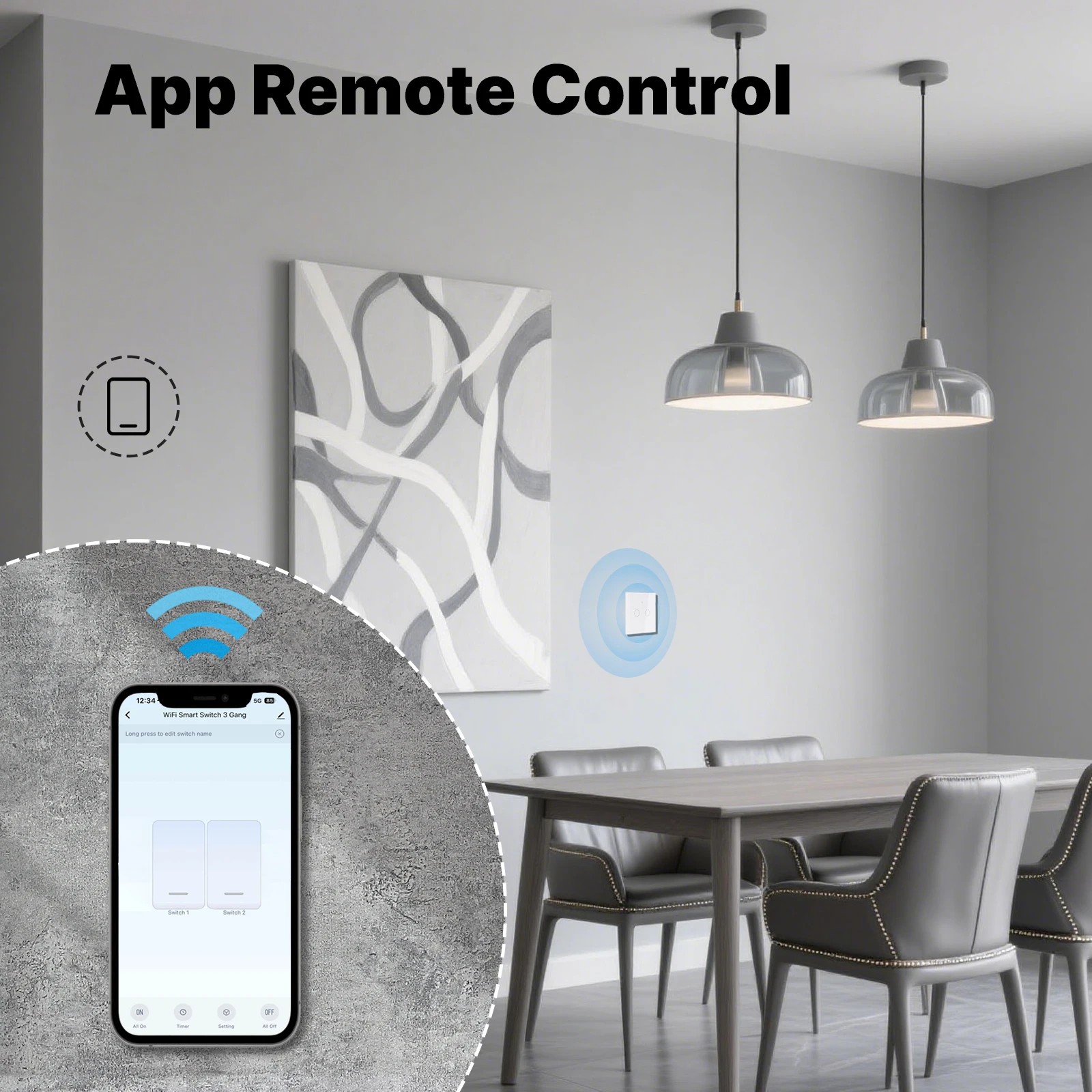 MOES WiFi+RF433 Slimme Touchsc - Smart Home Moes recensie en prijs