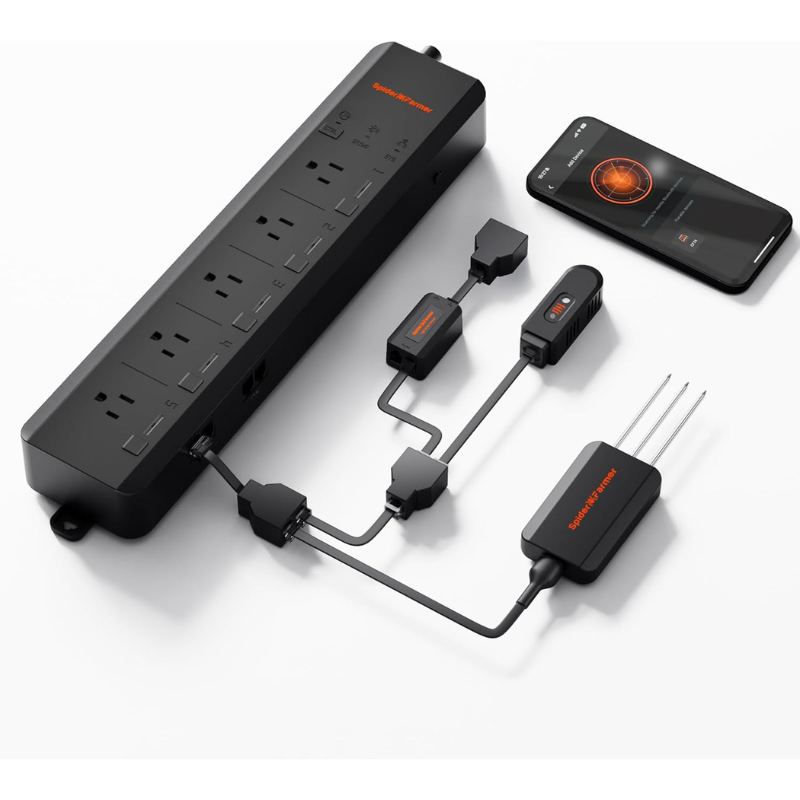 Spider Farmer 5 AC Smart APP-g - Smart Power Strip recensie en prijs
