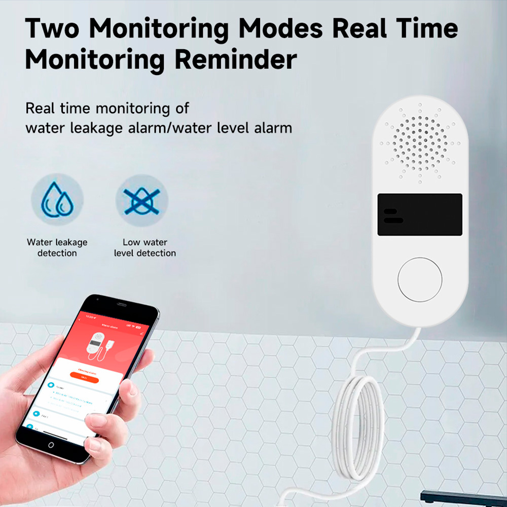 Tuya Wifi Water Lek Detector M - Wifi Water Leak Detector recensie en prijs