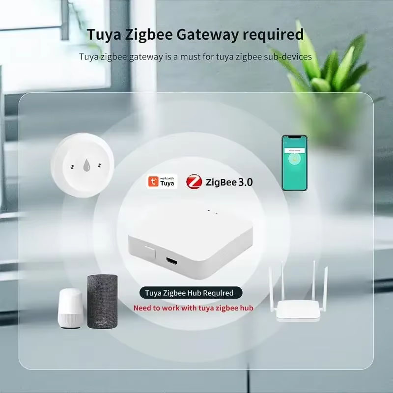 Tuya ZigBee 3.0 Waterlekdetect - Smart Home Zigbee 3.0 recensie en prijs