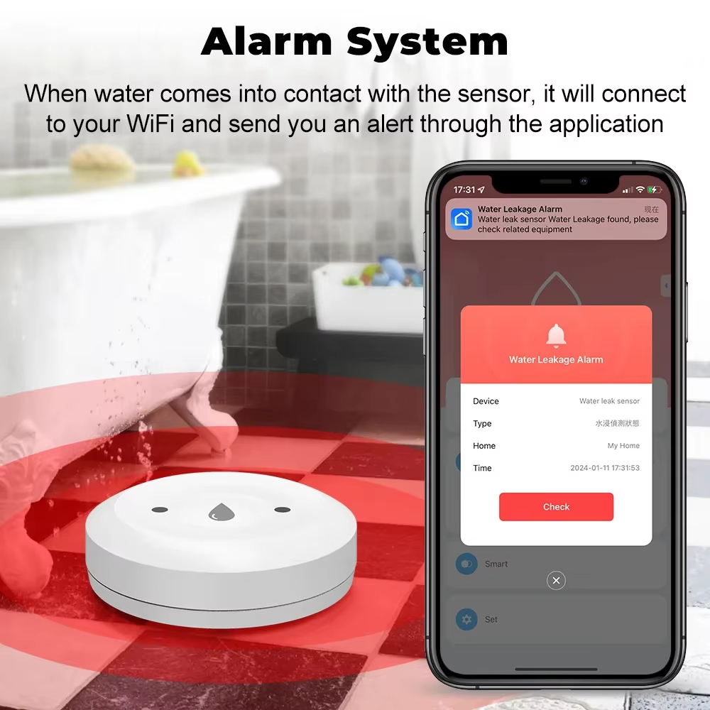 Tuya ZigBee 3.0 Waterlekdetect - Smart Home Zigbee 3.0 recensie en prijs