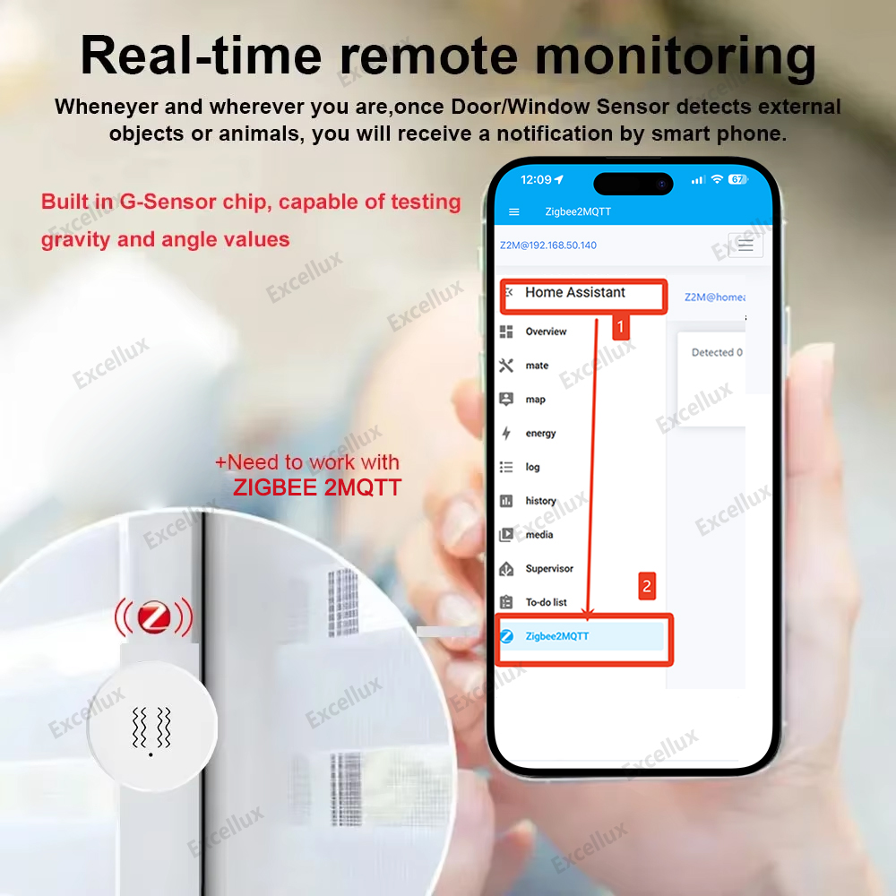 Zigbee 3.0 slimme trillingssen - Smart Home Zigbee 3.0 recensie en prijs