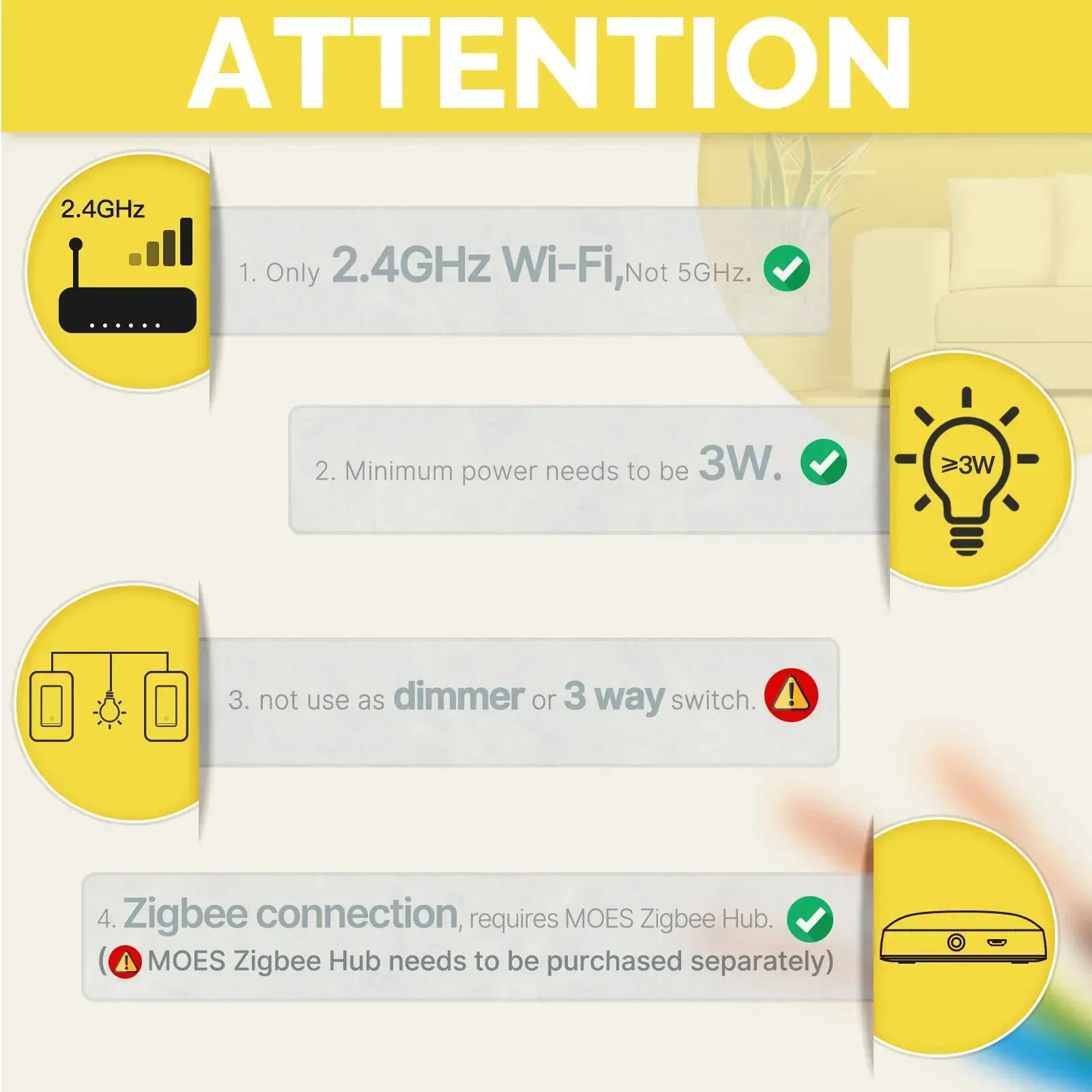 MOES Tuya ZigBee US Smart Ligh - Smart Home Ikea recensie en prijs