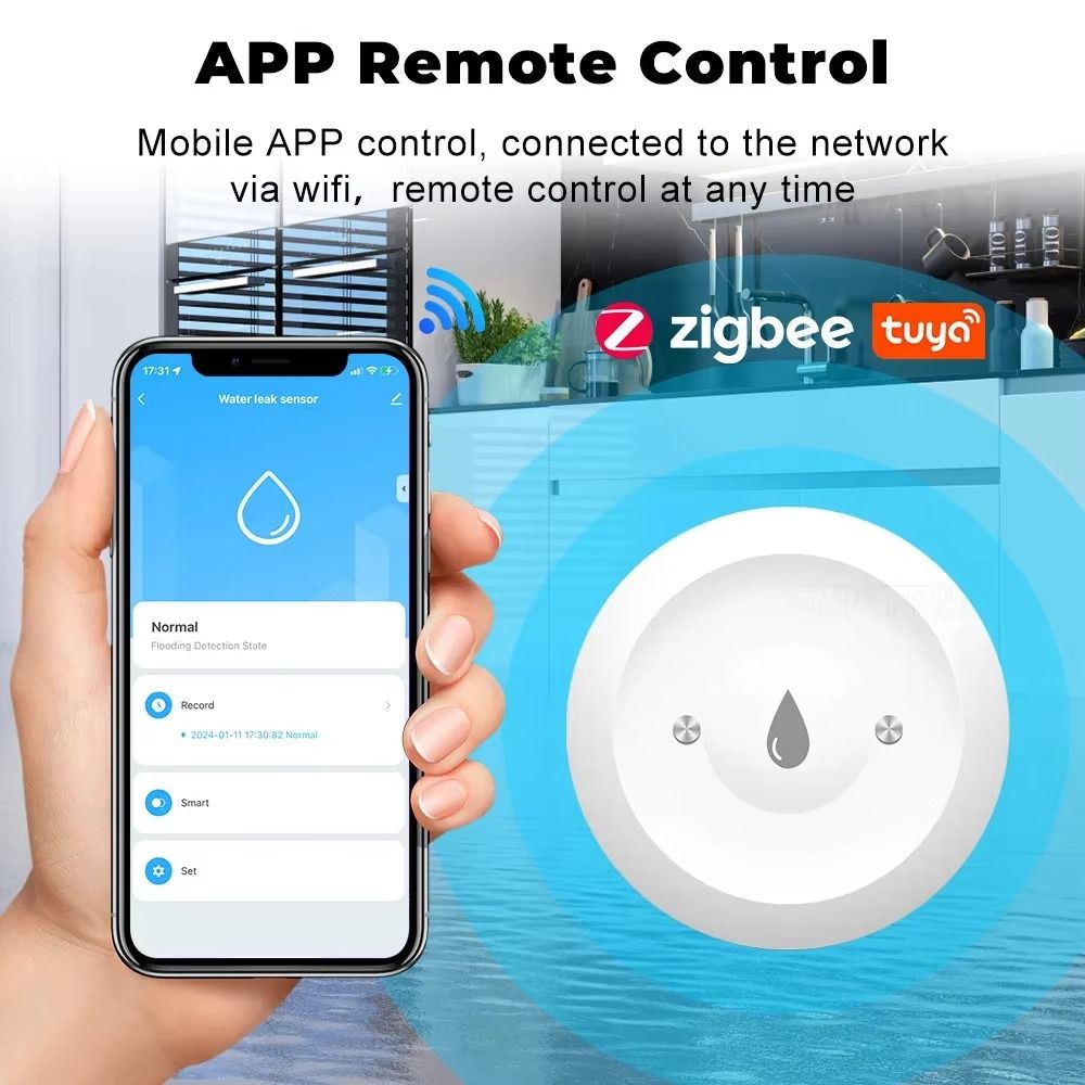 Alarmfunctie ZigBee Watersenso - Smart Home Zigbee 3.0 recensie en prijs